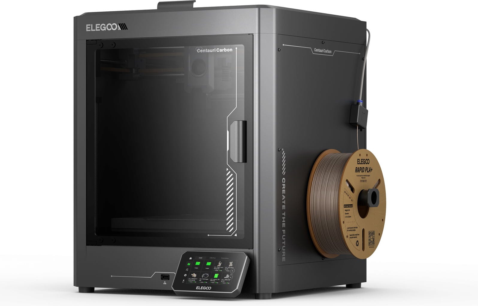 Elegoo Centauri Carbon 3D Drucker Mit CoreXY Antrieb Und Geschlossener Kammer Für Kohlenstofffaserfähige Drucke